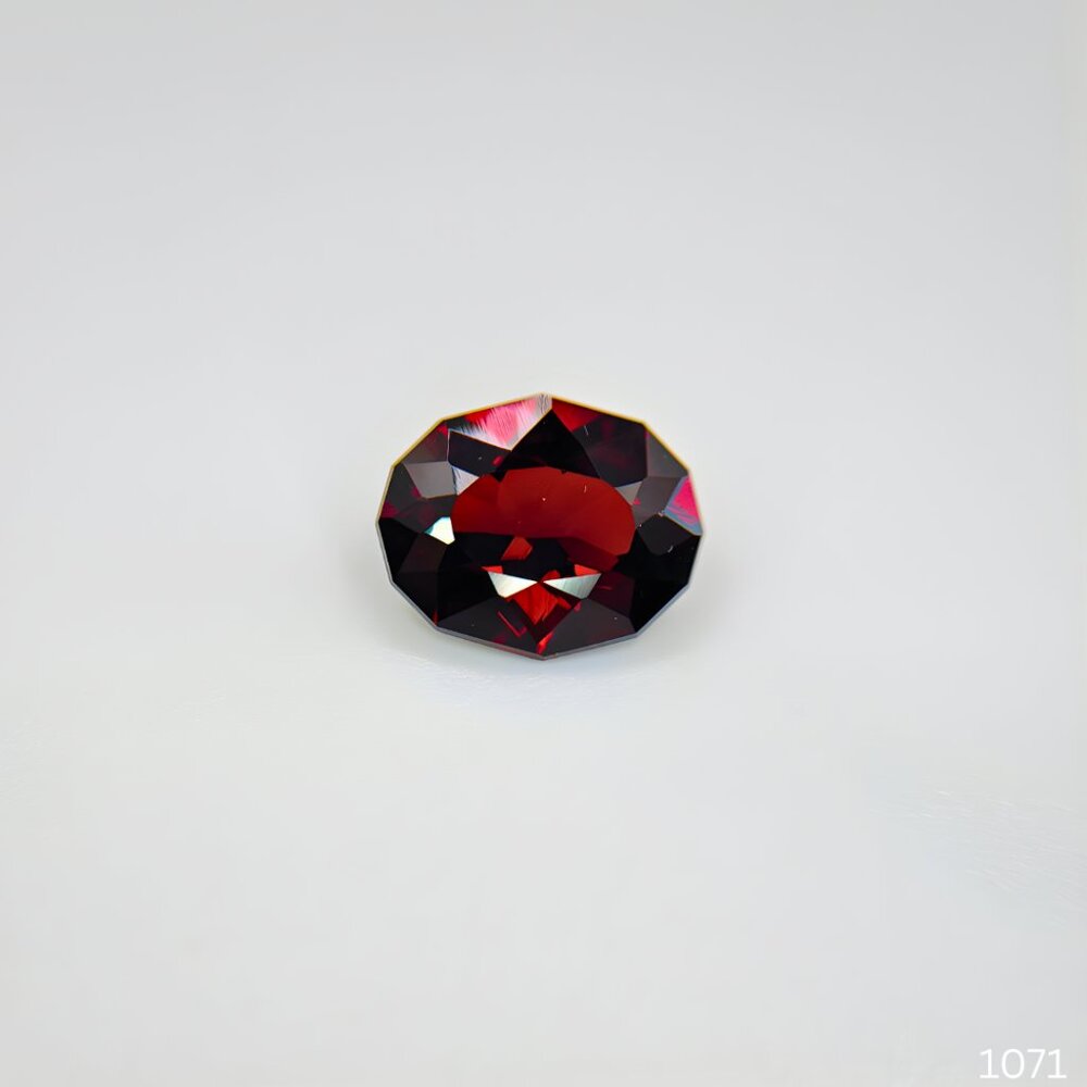 Loose Garnet 3.40ct Deep Red Gemstone Jewelry Making Custom Ring Supply